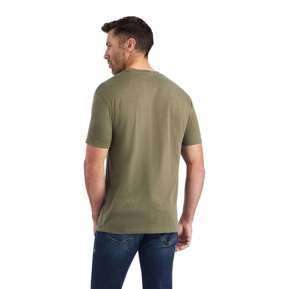 New Men’s Ariat camo badge tshirt - Picture 4 of 4
